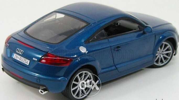 Audi tt Coupe diecast car model 1:18. 2