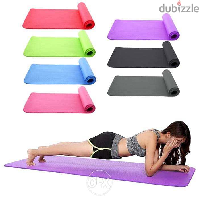 Yoga Training Mats, Polyvinyl Meditation & Flexibility Latex Foam Mat 1