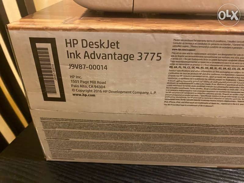 HP DeskJet Ink Advantage 3775 6