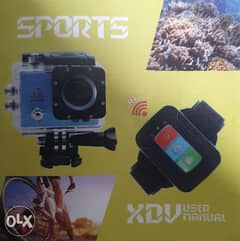 New Underwater and extreme sports camera 20 m