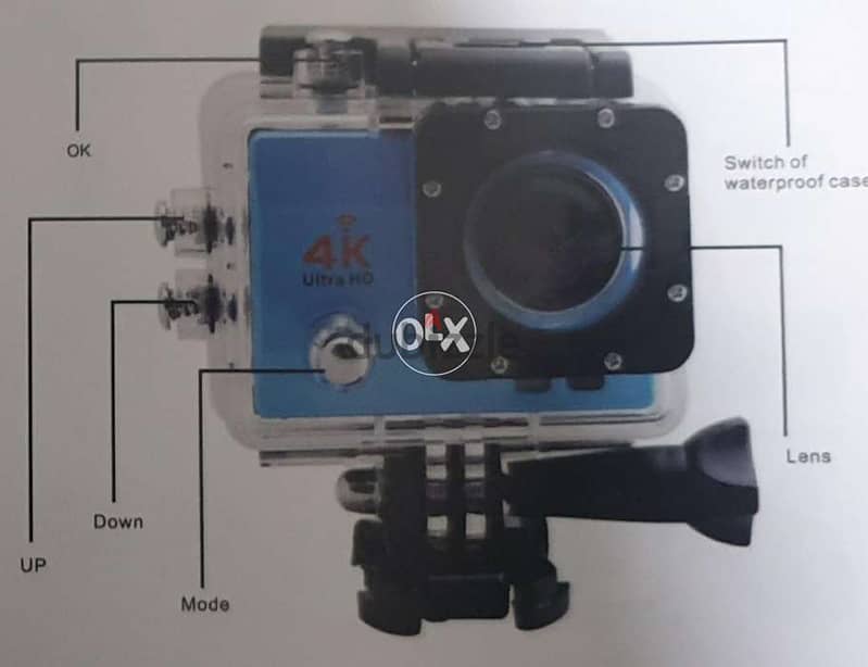 New Underwater and extreme sports camera 20 m 1