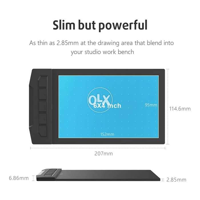 Synhwei XENX X1-640 Drawing Tablet (Wacom) 2