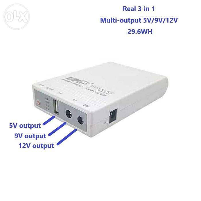 Mini UPS, Converter Cables DC, power bank 6