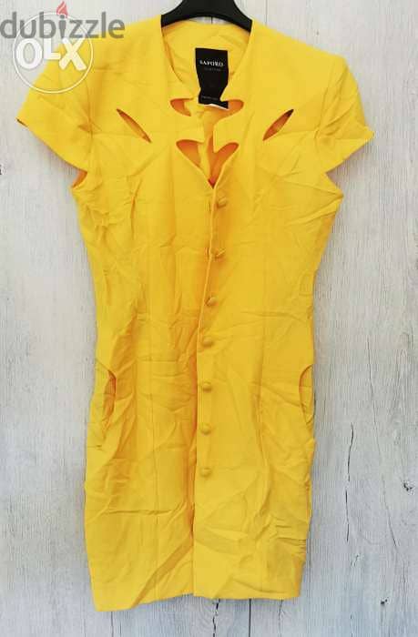 yellow saporo dress 0
