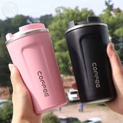 Pink/Black High Quality Thermos Mugs For Couples