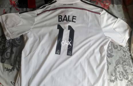 Real madrid 2014 bale 11  home adidas jersey