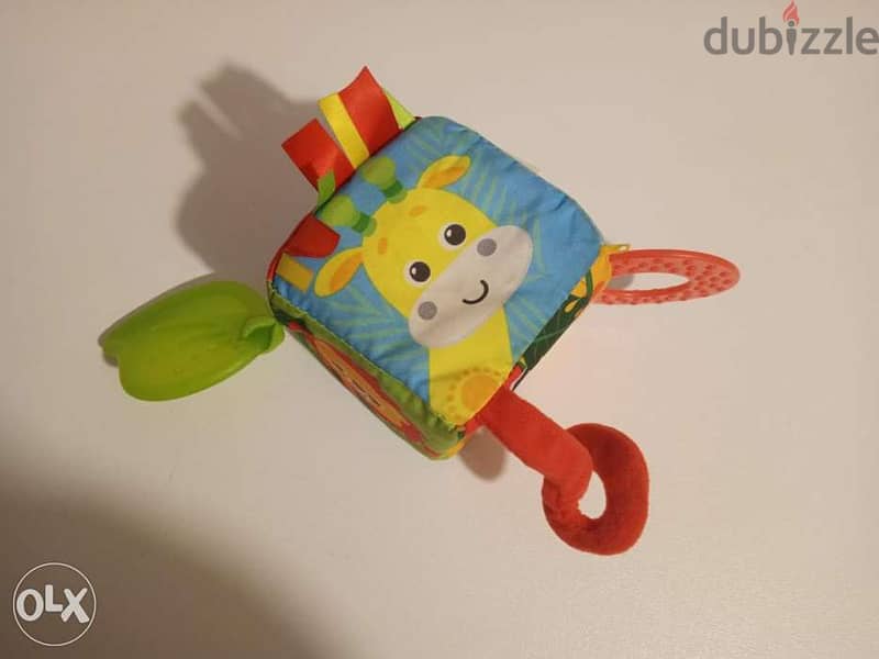 NEW - Mothercare toy - Cute animal safari teething cube - marketRate 2