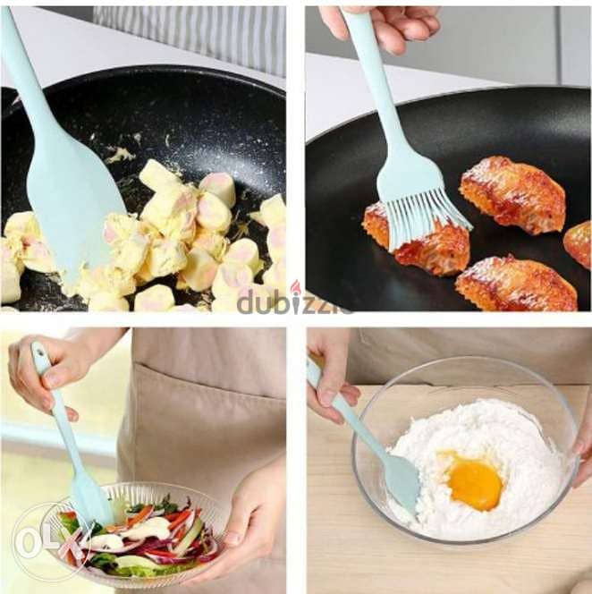 High quality heatproof silicone cooking set 1