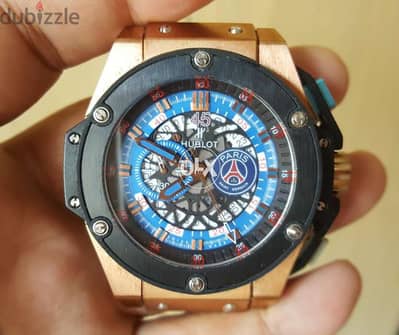 Hublot swiss made psg limited edition watch working , new  battery