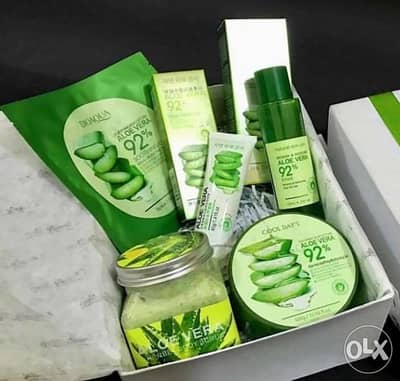 Aloe vera skincare set