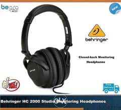 Behringer HC 2000 Studio Monitoring Headphones,Closed-back Monitoring 0