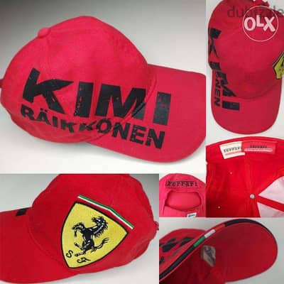 Formula 1 Ferrari cap - Kimi Raikonen 2007 f1 championship