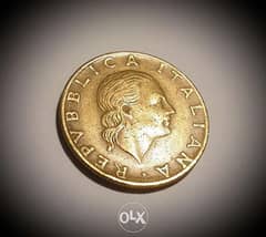 Italy 200 Lire 1979 Aluminium-Bronze coin
