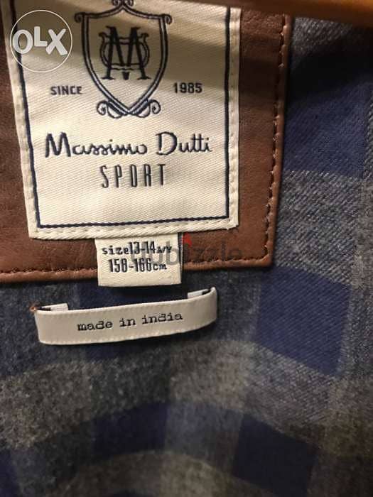 Massimo Dutti  leather like new(13/14 years 2