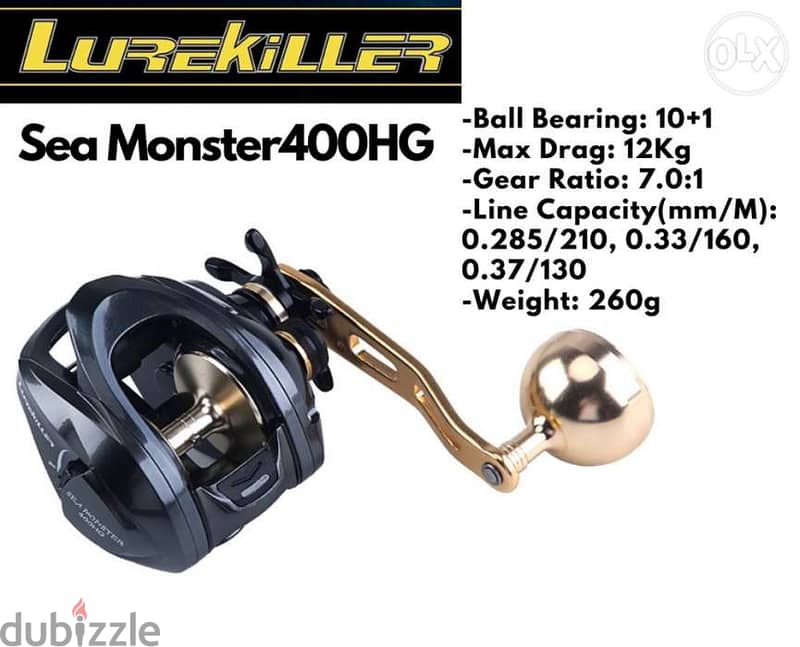 Lurekiller Conventional jigging fishing reel - Water Sports & Diving -  112856475