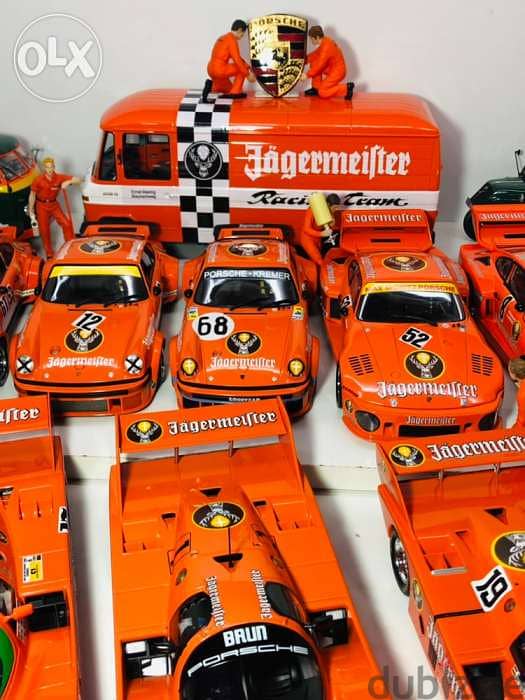 1/18 diecast Porsche Jägermeister racing models 2