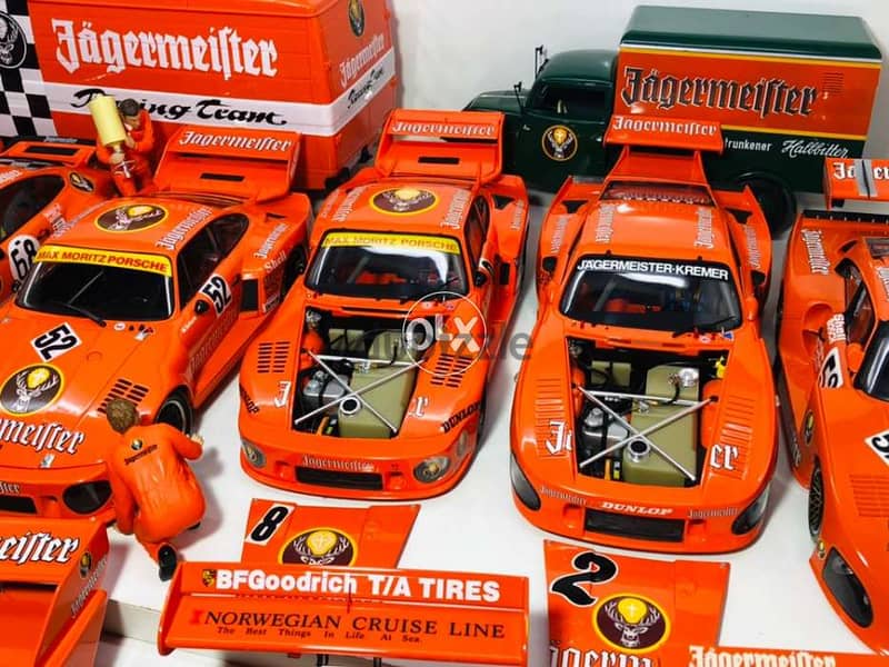 1/18 diecast Porsche Jägermeister racing models 3