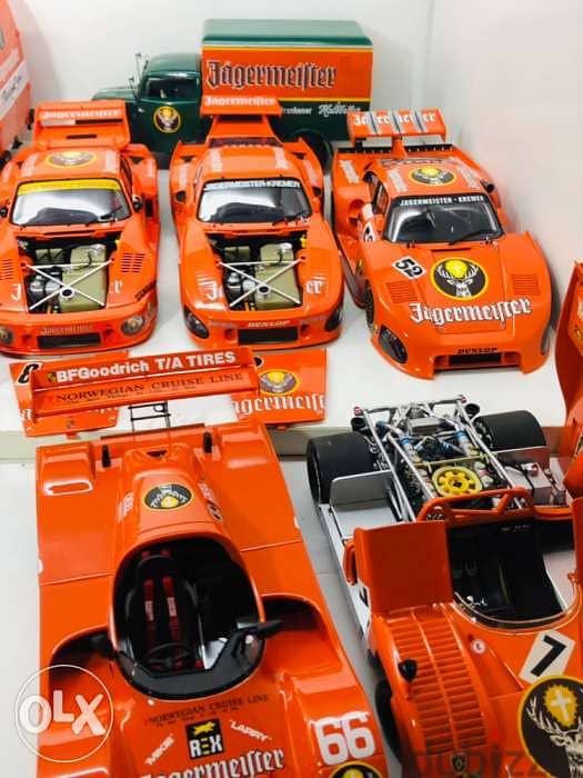 1/18 diecast Porsche Jägermeister racing models 5