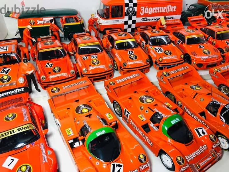 1/18 diecast Porsche Jägermeister racing models 7