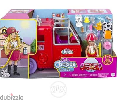 Barbie Chelsea Fire Truck Playset