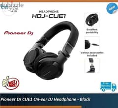 Pioneer DJ CUE1 On-ear DJ Headphone - Black Closed-back DJ Headphones