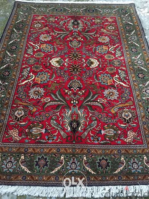 سجادعجمي. Persian Carpet. Hand made 4