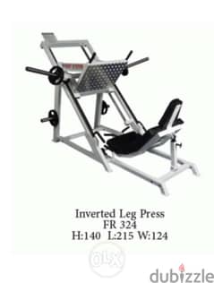 inverted leg press very good quality heavy duty 0