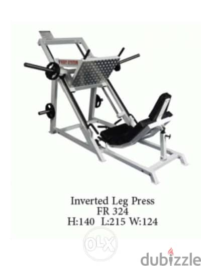 inverted leg press very good quality heavy duty