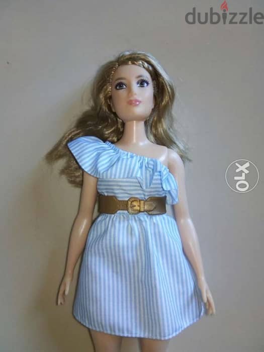 PURELY PINSTRIPED CURVY Great Barbie doll2020 in her Own wear+Shoes=16 1