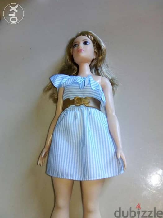 PURELY PINSTRIPED CURVY Great Barbie doll2020 in her Own wear+Shoes=16 4