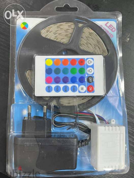 Led light 5 meter w remote control 0