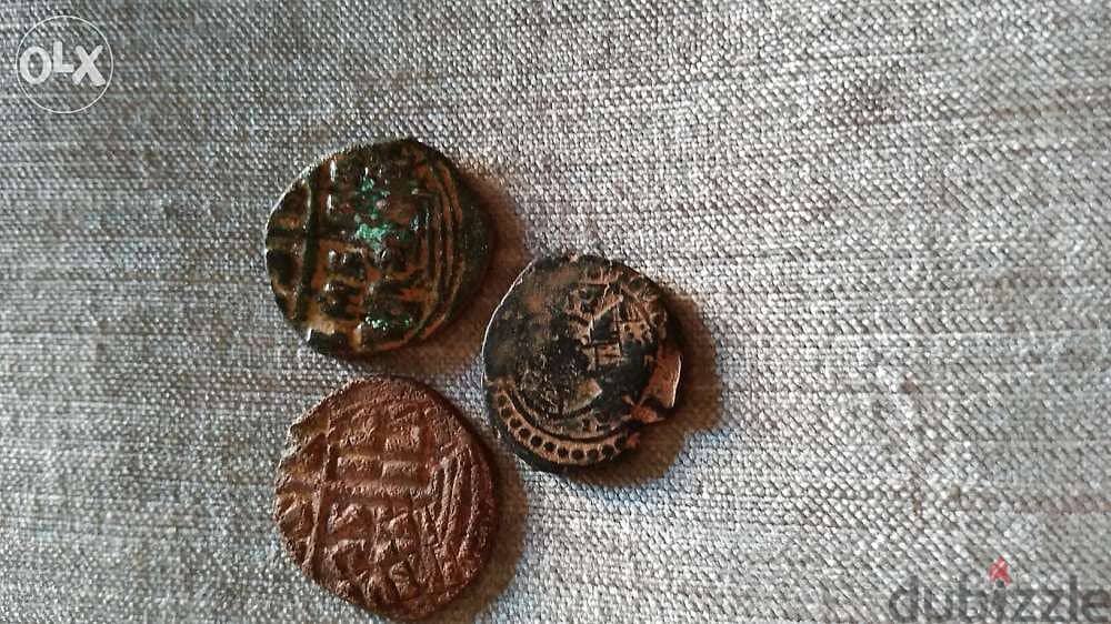 Jesus Christ King of Kings set of three Bronze Coins year 969 AD 1