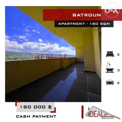 Apartment for sale in batroun 180 SQM REf#jcf3390