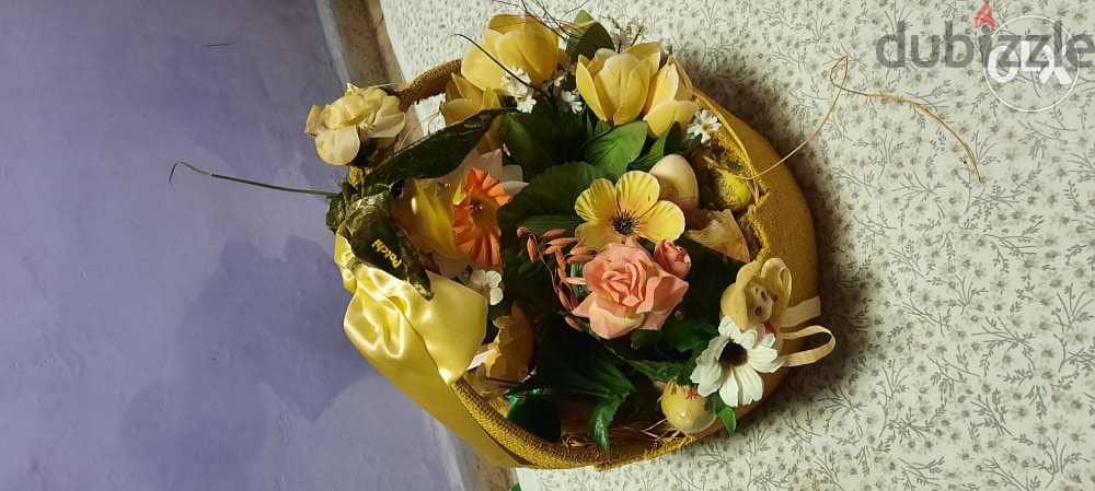 Beautiful decorated Easter basket 2