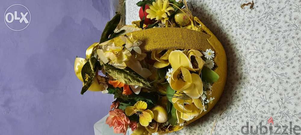 Beautiful decorated Easter basket 3