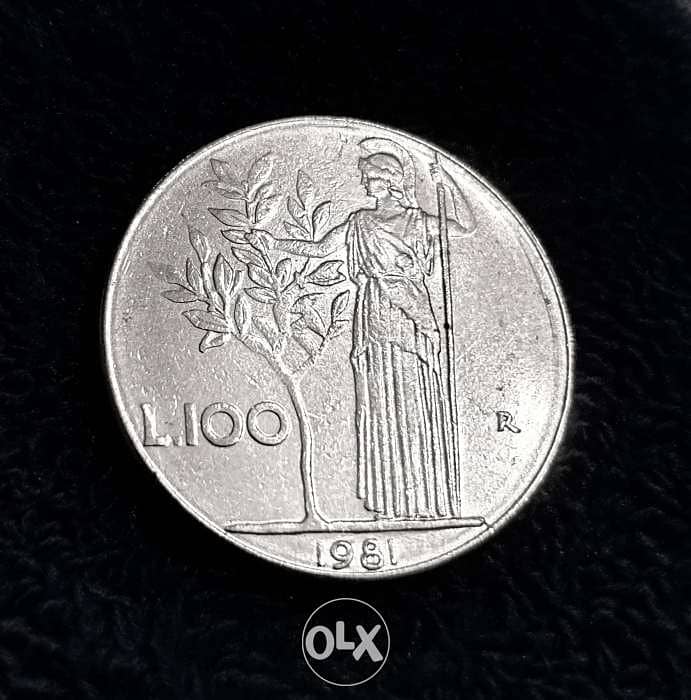 1981 Italy 100 Lire KM# 96.1 1