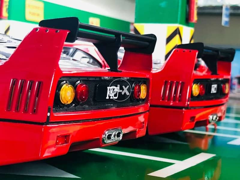 1/18 diecast Kyosho Ferrari F40 Light Weight Le Mans Wing 5