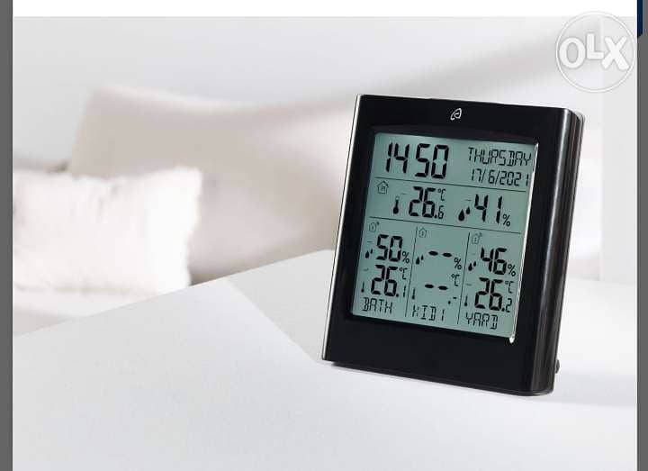 AURIOL® 4- LD5380, Station météo radioguidée, 2$ delivery 3