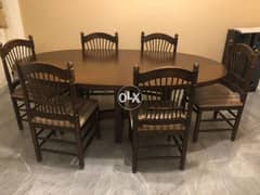 dining table and chairs