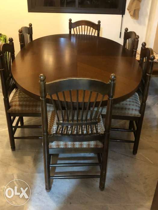 dining table and chairs 1