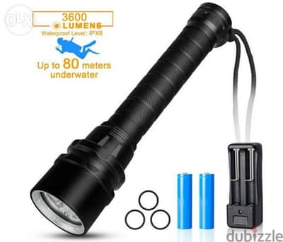 Ultrafire Diving torch 18650 x2 3800 Lum.