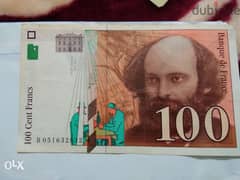 France Hundred Cent Francs Memorial Banknotes