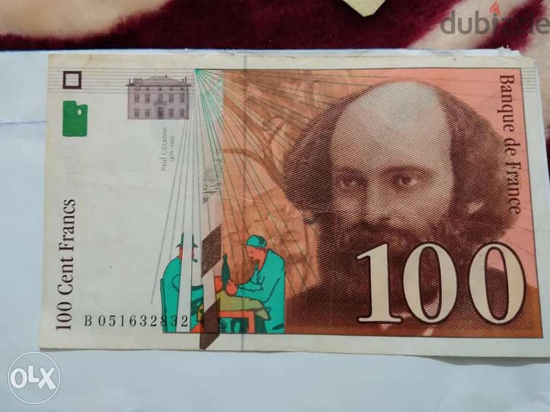 France Hundred Cent Francs Memorial Banknotes 0