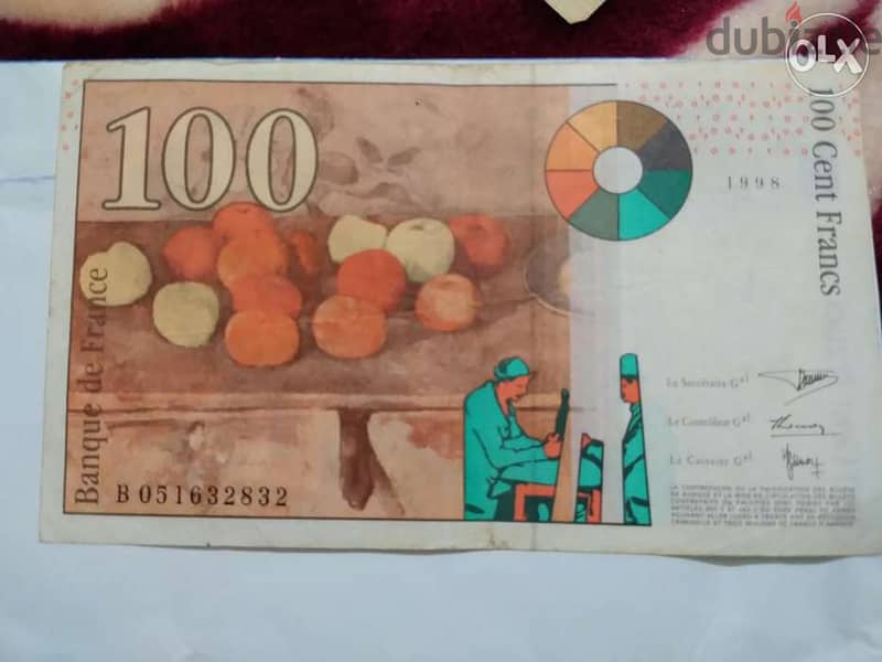 France Hundred Cent Francs Memorial Banknotes 1