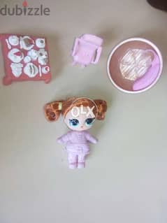 LOL MGA as new doll set, foods table +desk chair +circle chair all=13$