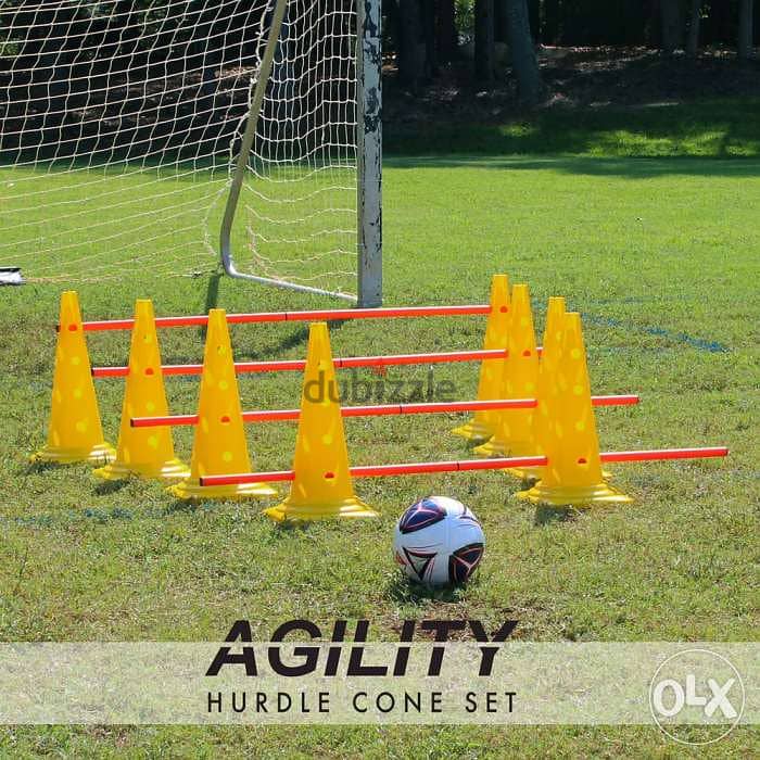 Adjustable hurdle cone set 1