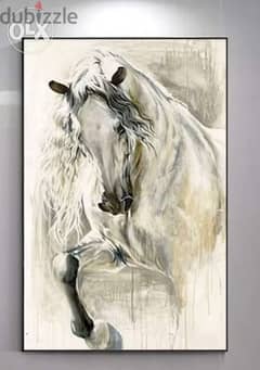 Impressionist horse painting