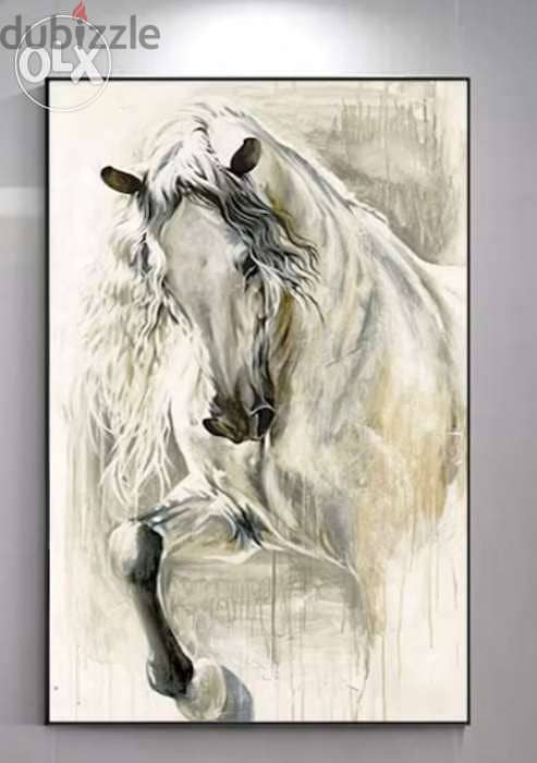 Impressionist horse painting 0