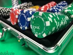 poker set diced 300chips