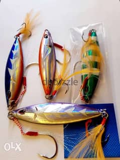 Glow jig For sale or trade on jig rod 120 gram 0